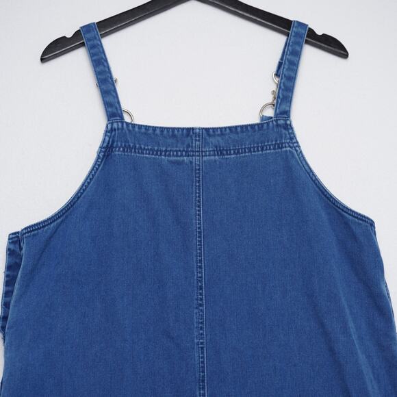 Sonoma Jean Company Denim Overall Pockets 90s Dress M - Picture 4 of 10